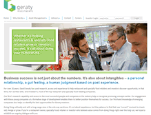Tablet Screenshot of geratyinvestments.com